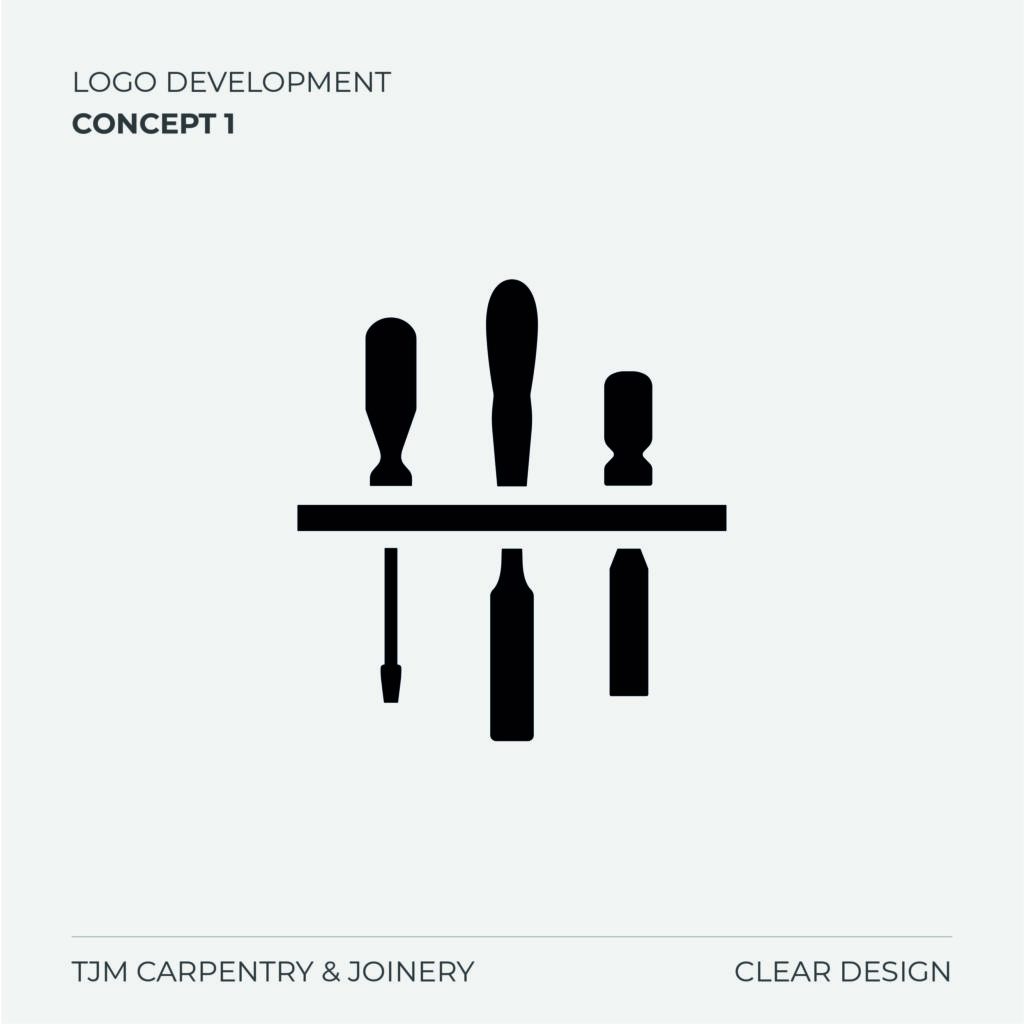 TJM Carpentry Logo Concept 1