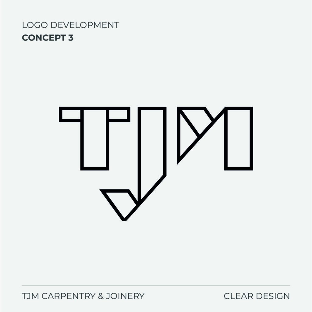 TJM Carpentry Logo Concept 3