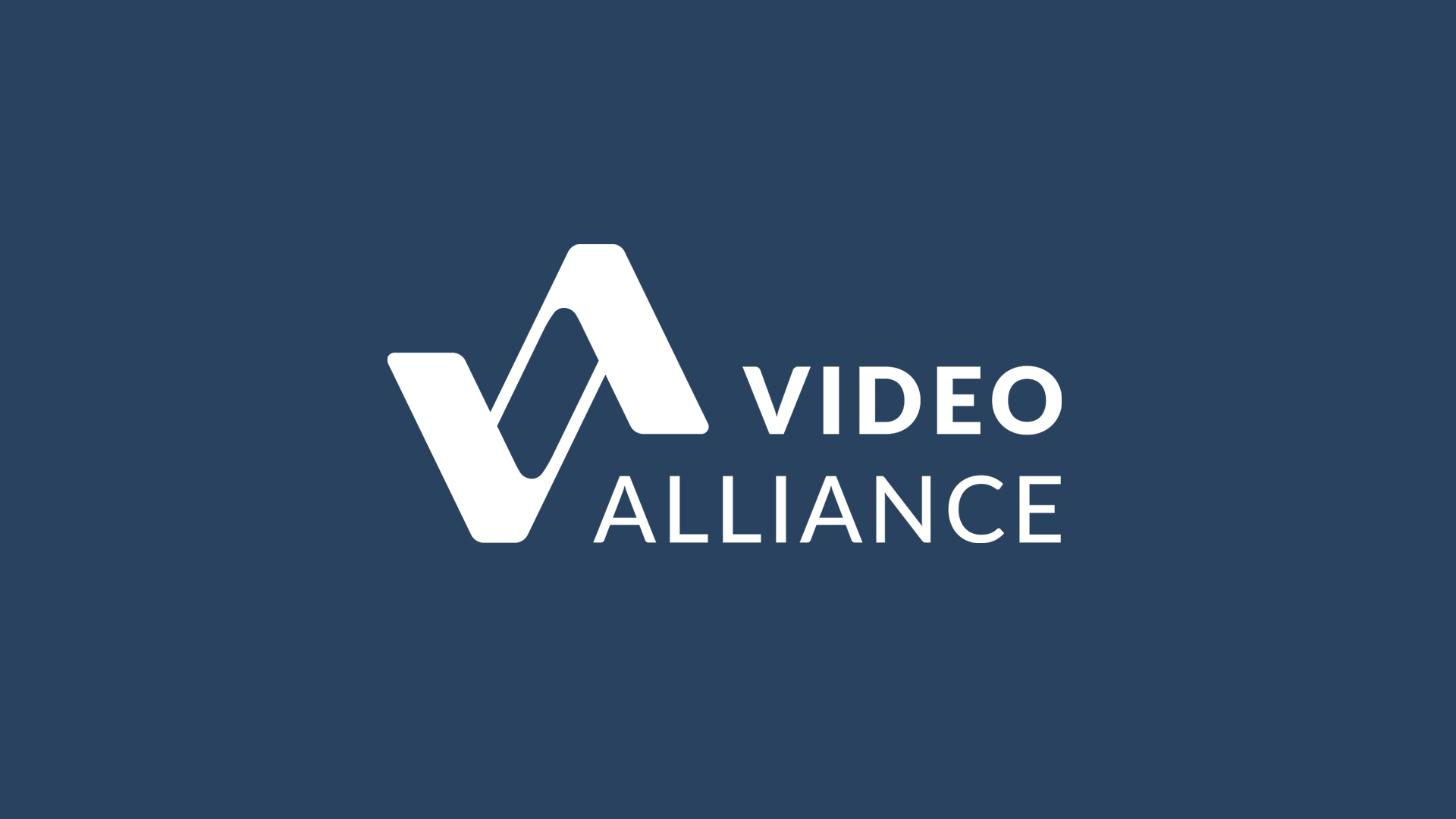 Video Alliance Full Logo Design